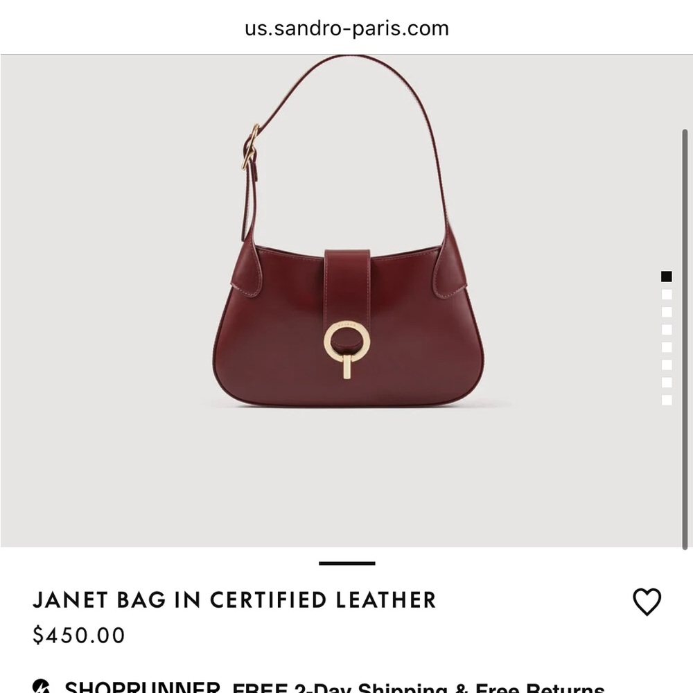 sandro paris janet bag - Picture 3 of 8